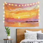 Lofaris Painting Style Beach Bohemian Art Decor Wall Tapestry